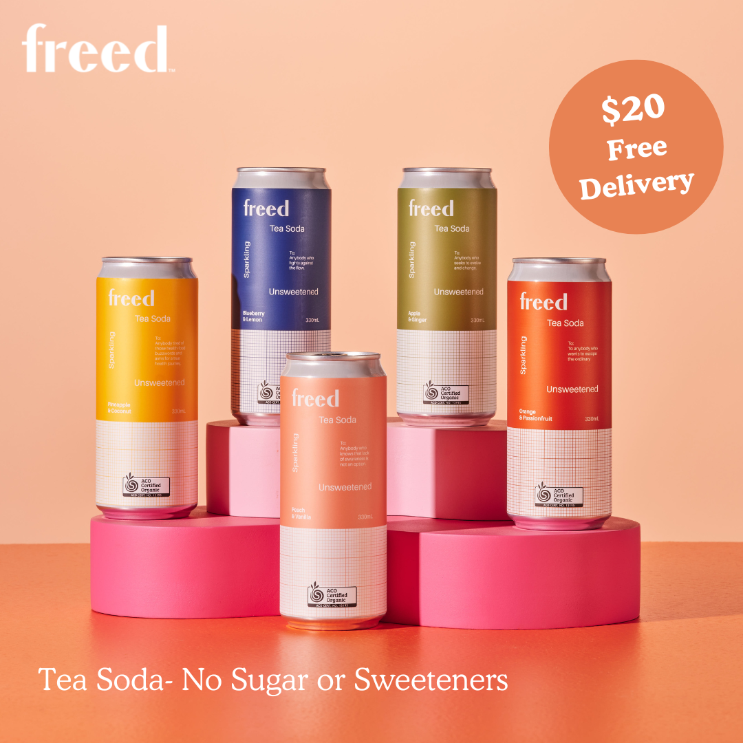 Taste Testers Try 1 of each Tea Sodas flavour (5) FREE Delivery
